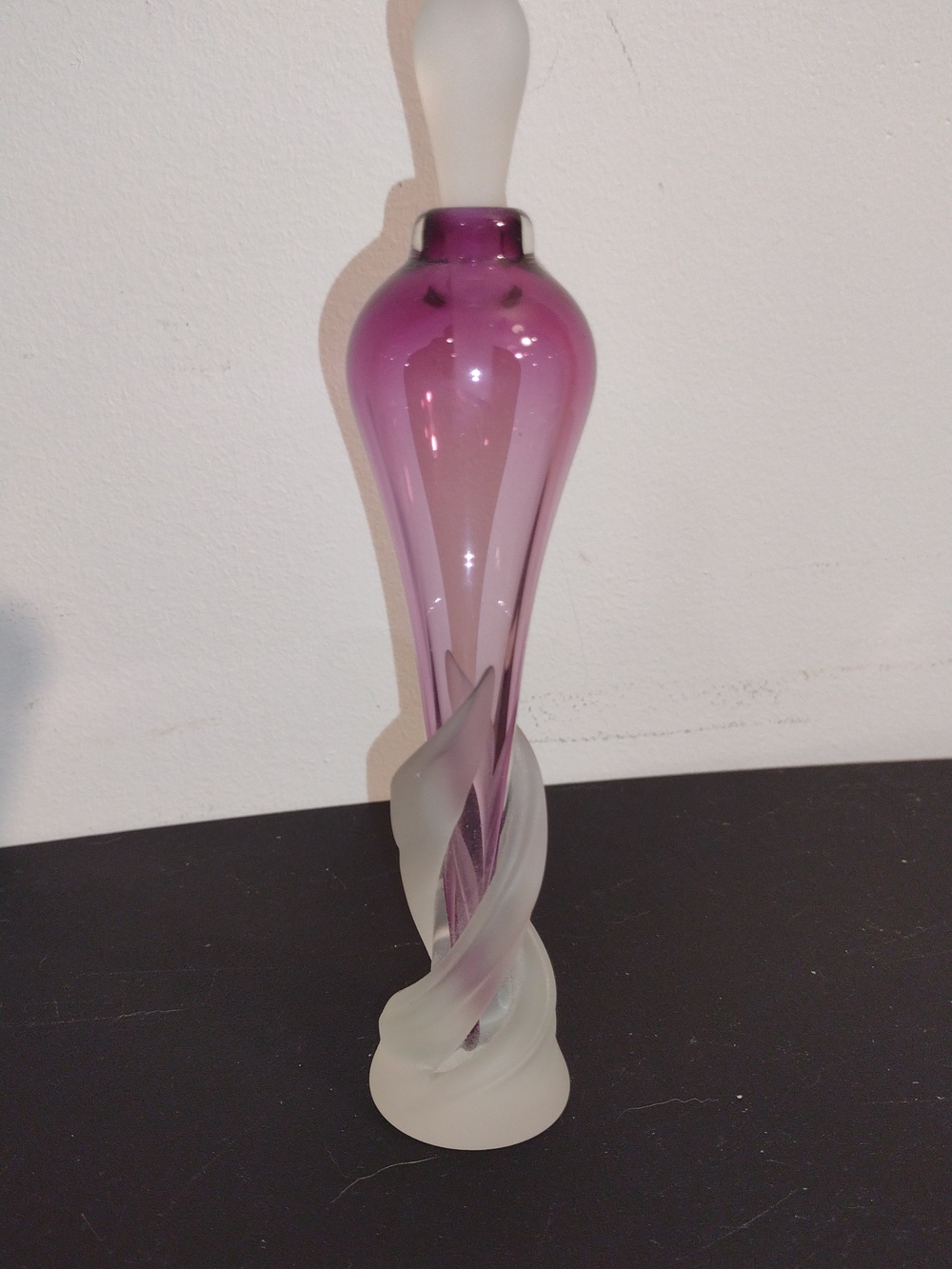 Matthew Buecher Perfume Bottle with Frosted Twist Base